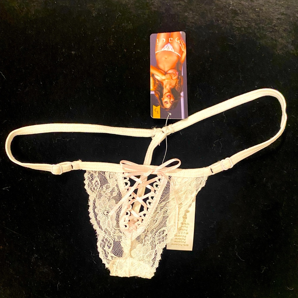 White g string